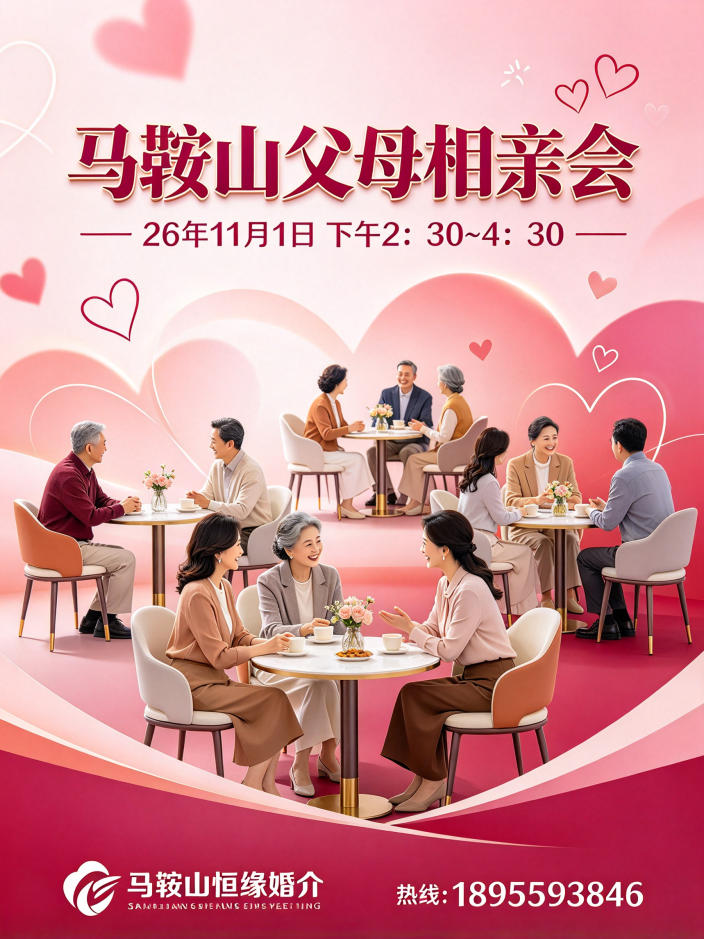 马鞍山父母相亲会,马鞍山恒缘婚介线下家长相亲活动,2026年11月1号 马鞍山父母相亲会,马鞍山恒缘婚介线下家长相亲活动,2026年11月1号